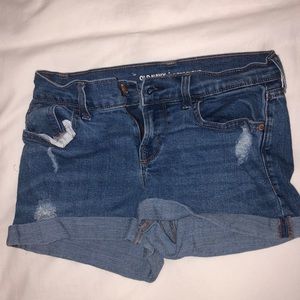 boyfriend jean shorts